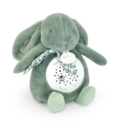Doudou & Compagnie                    Veilleuse musicale Lapin Projection    Vert