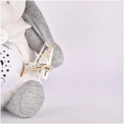 Doudou & Compagnie                    Veilleuse musicale Ours Doudou 25 ans    Argent            18
