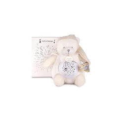 Doudou & Compagnie                    Veilleuse musicale Ours Doudou 25 ans    Blanc            18