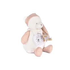 Doudou & Compagnie Veilleuse musicale pro Ours Doudou 25 ans Rose 18