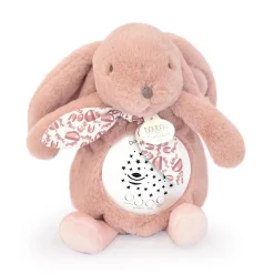 Doudou & Compagnie                    Veilleuse musicale Lapin Projection    Rose