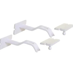 Dreambaby Double-serrure adhésive pour armoire Pack 2pcs Blanc