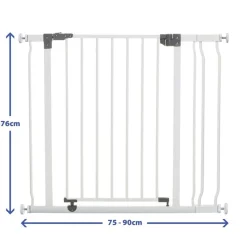 Dreambaby Extension pour barrières de sécurité Ava et Liberty Blanc