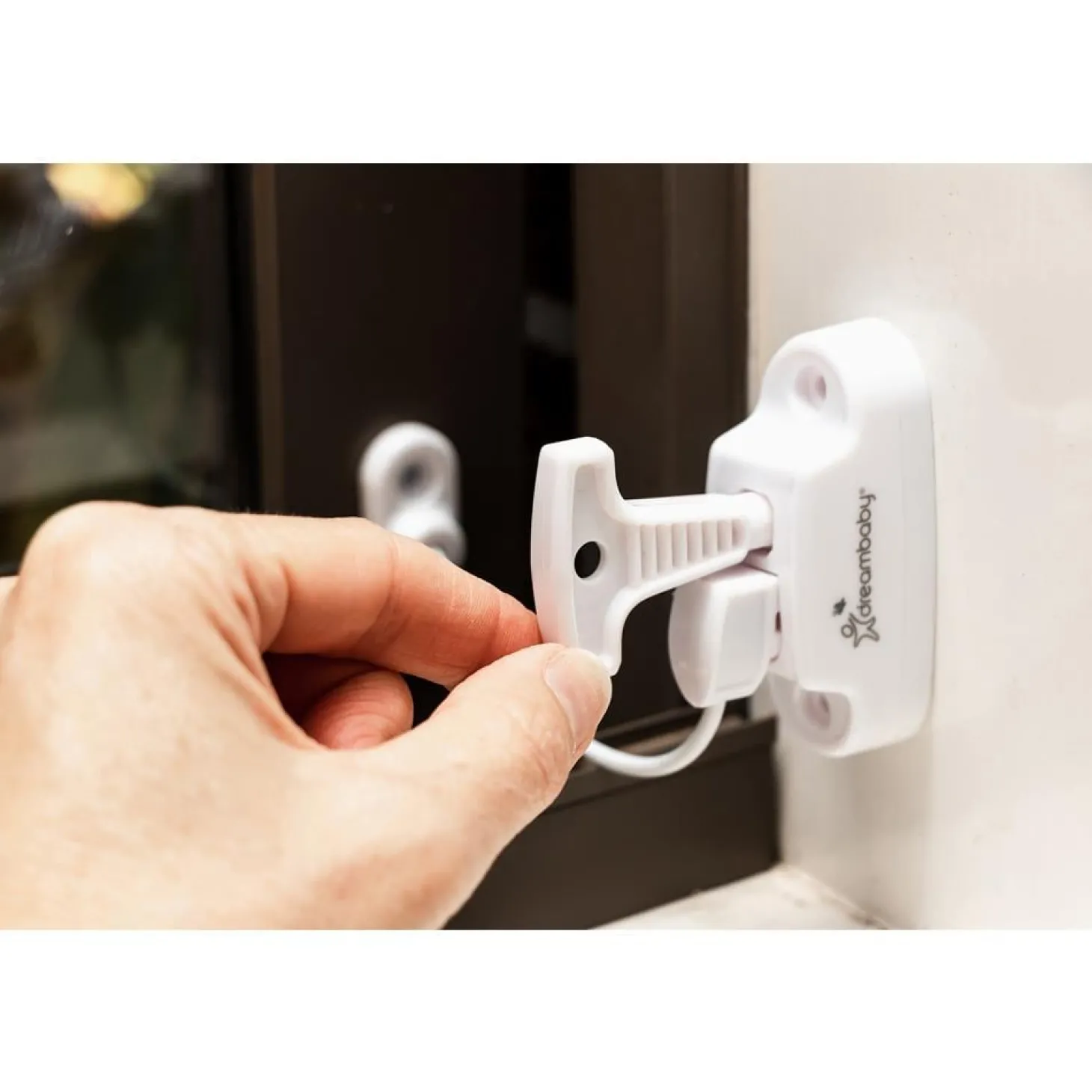 Dreambaby Limiteur de fenêtre Avec clé Breezz-Safe Blanc