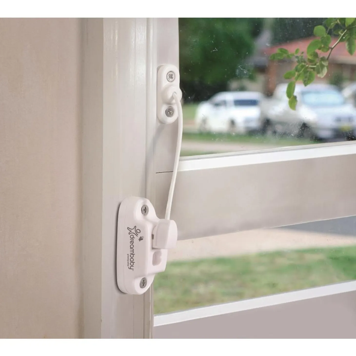 Dreambaby Limiteur de fenêtre Avec clé Breezz-Safe Blanc