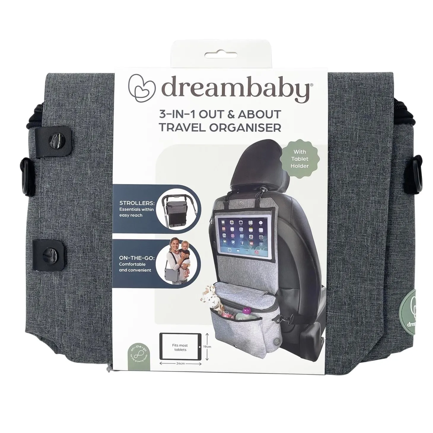 Dreambaby Organisateur 3 en 1 Gris