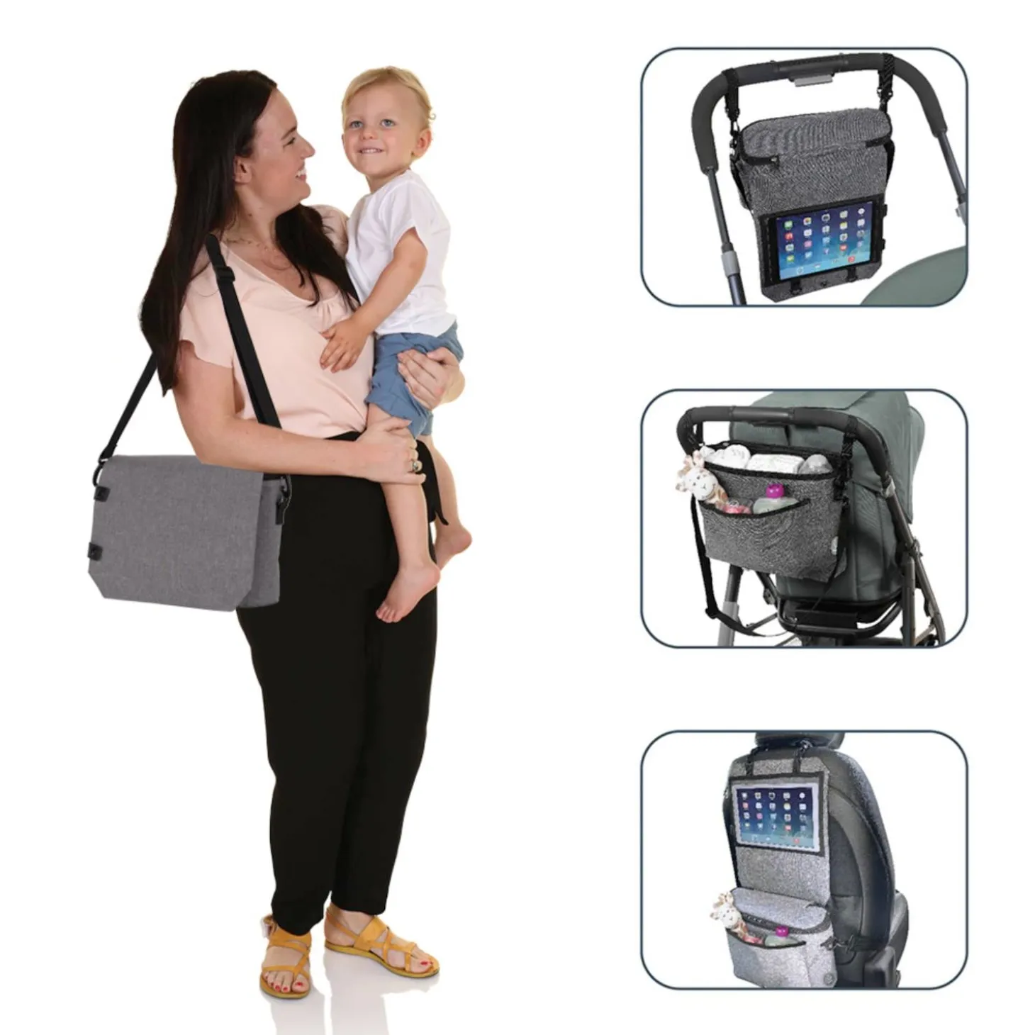 Dreambaby Organisateur 3 en 1 Gris