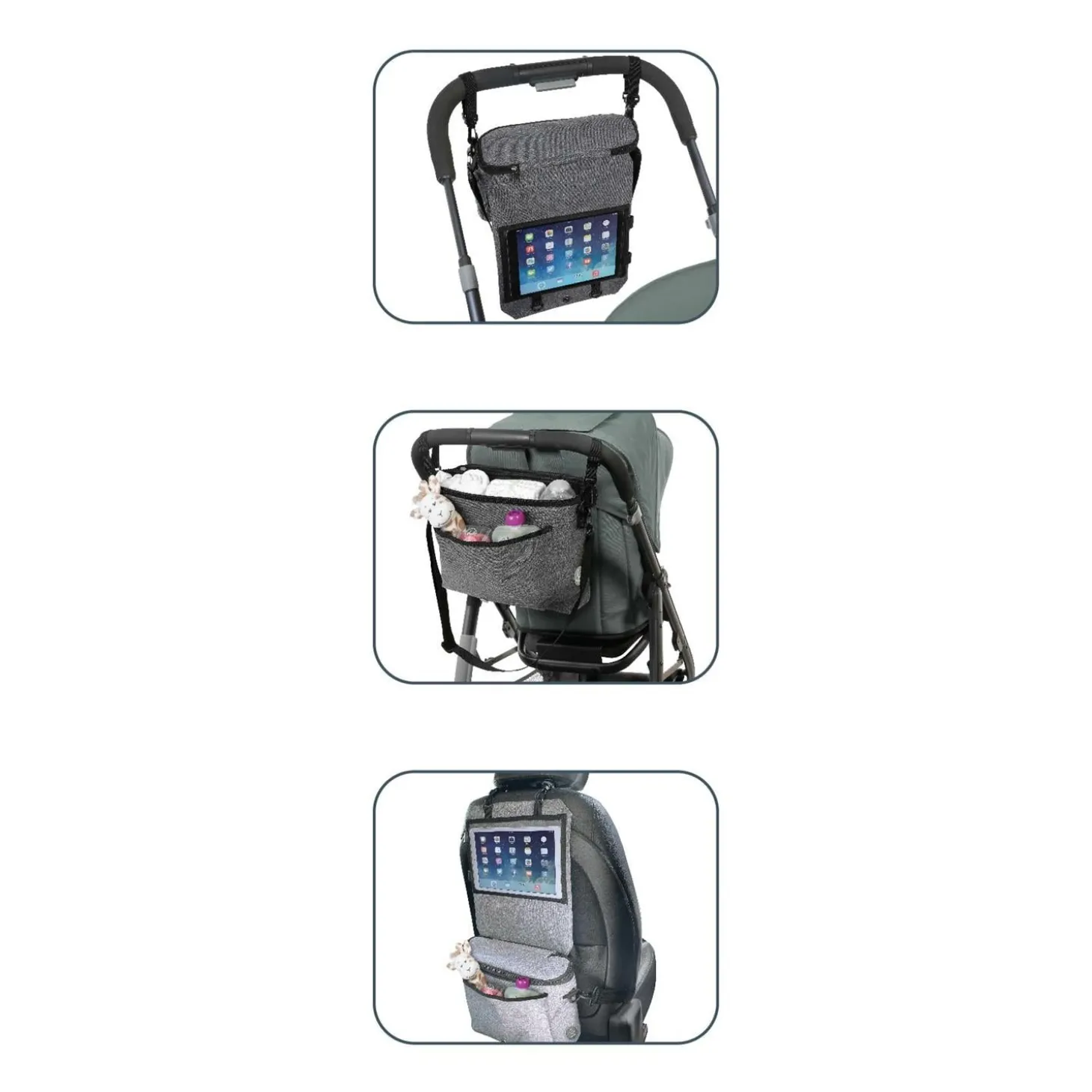 Dreambaby Organisateur 3 en 1 Gris