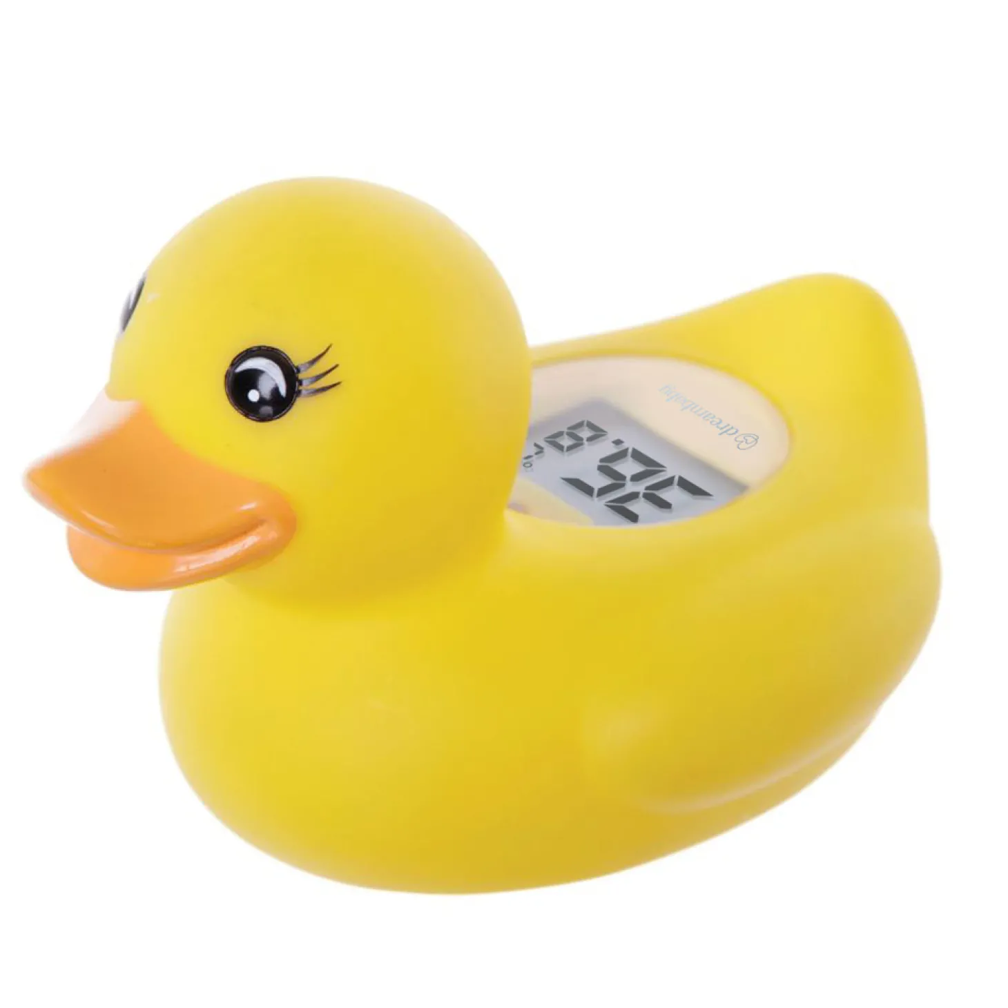 Dreambaby Thermomètre de bain à écran numérique Jaune Canard
