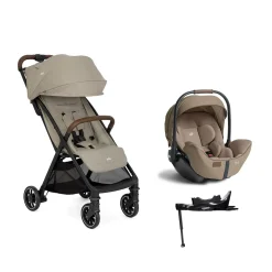 Duo Poussette PACT OAK + coque I-LEVEL PRO sandstone  + base pivotante Encore                            de Joie