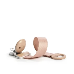 Elodie Détails                    Attache-tétine en bois    Blushing Pink