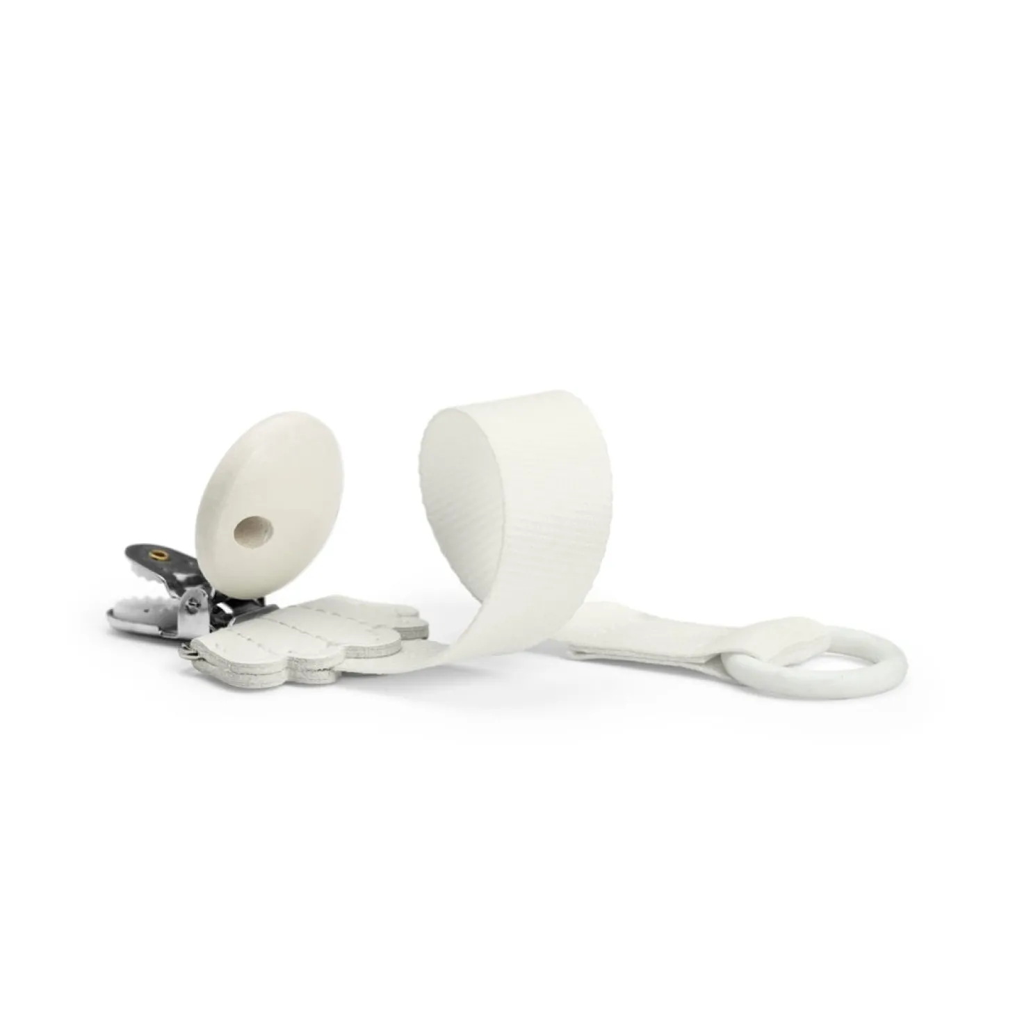 Elodie Détails Attache-tétine en bois Vanilla White
