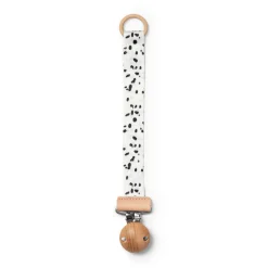 Elodie Détails                    Attache tétine en Bois Dalmatian Dots    Multi