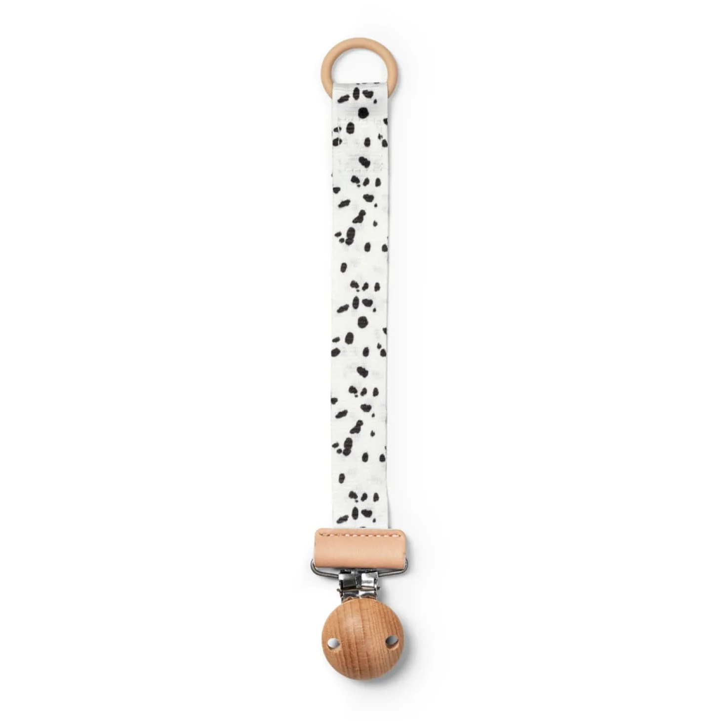 Elodie Détails Attache tétine en Bois Dalmatian Dots Multi