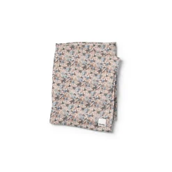 Elodie Détails Couverture en mousseline de bambou Blue Garden Light Multicolore