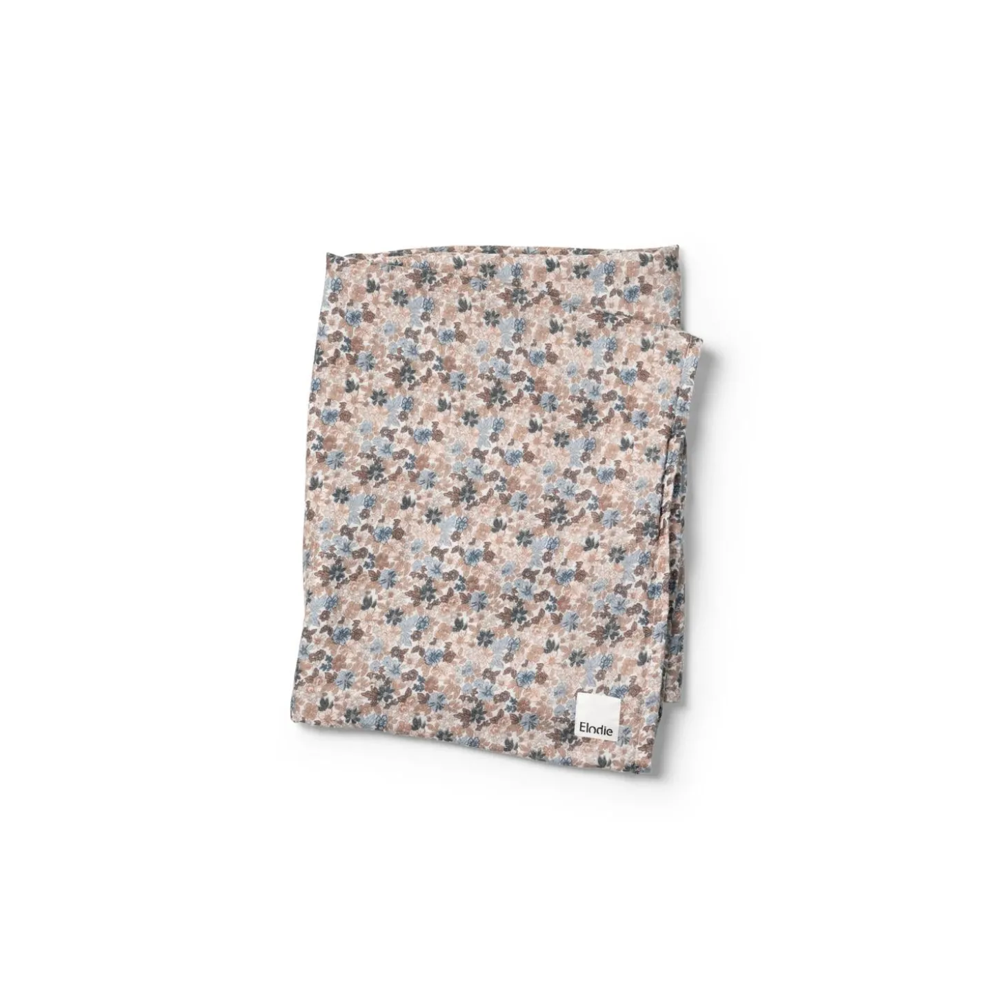 Elodie Détails Couverture en mousseline de bambou Blue Garden Light Multicolore