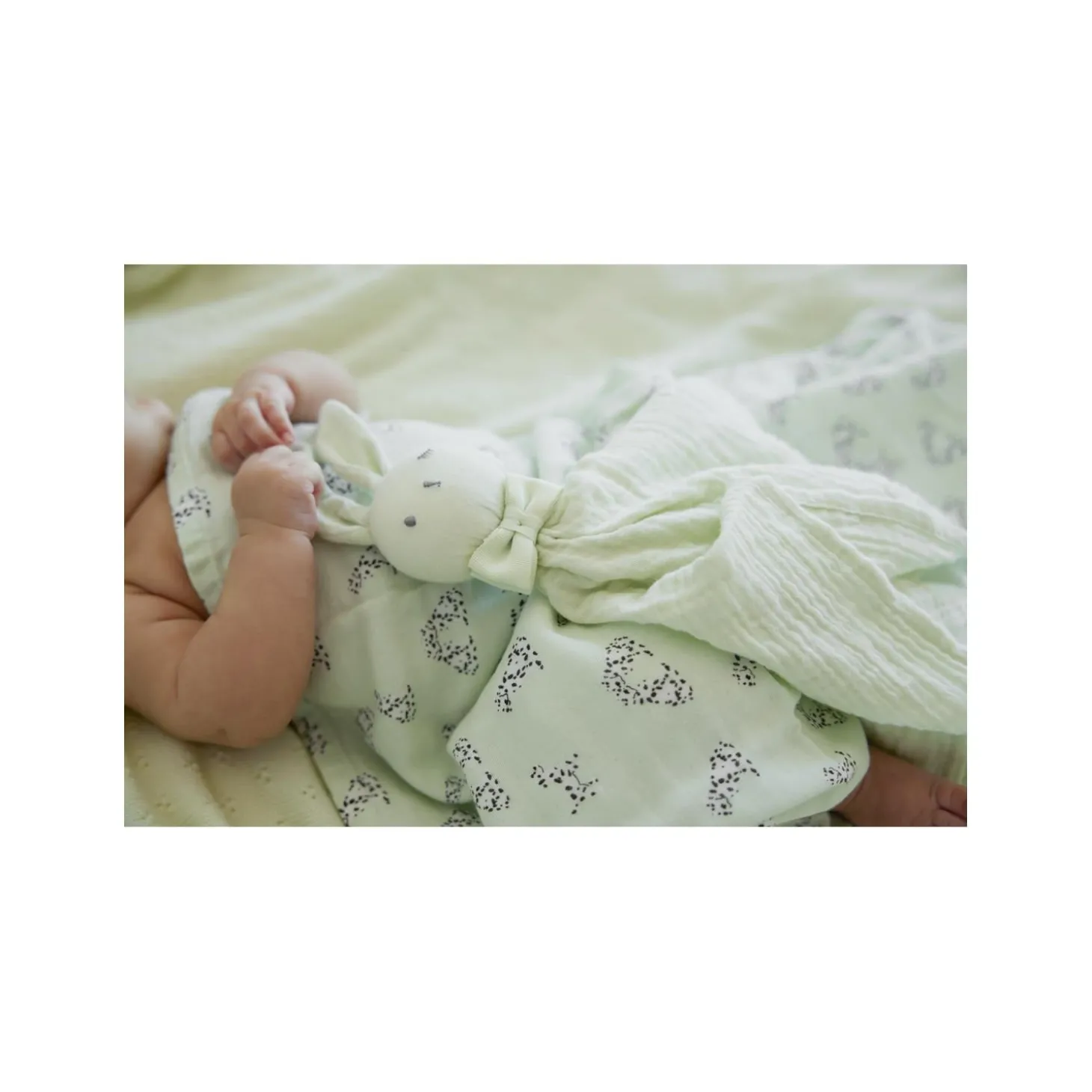 Elodie Détails Couverture en mousseline de bambou Darling Dalmatians Multicolore