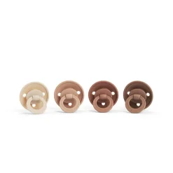 Elodie Détails                    Pack Binky  Soft Terracotta Silicone    Rose