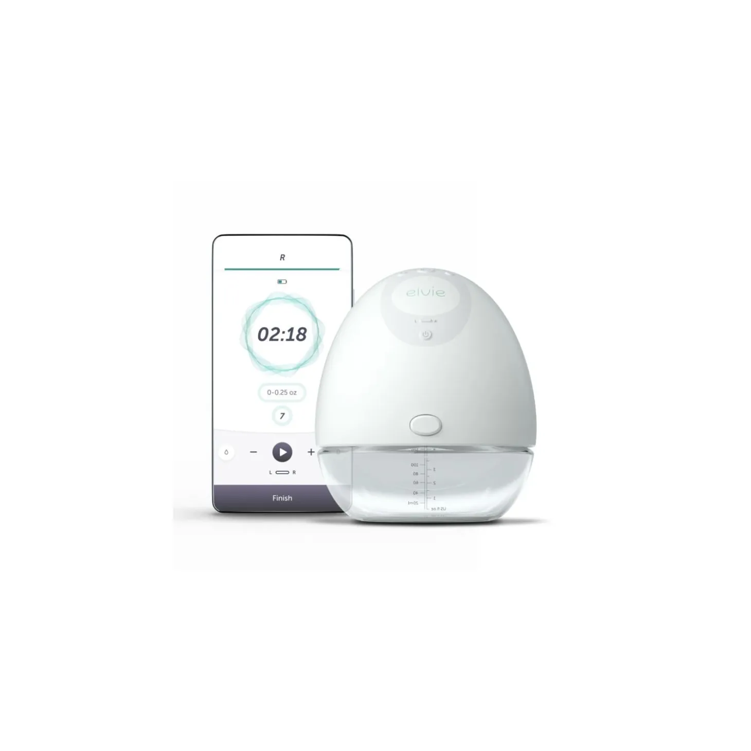 ELVIE Pump Single Blanc