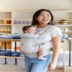 Ergobaby                    Porte-bébé Adapt SoftTouch Coton    gris perle