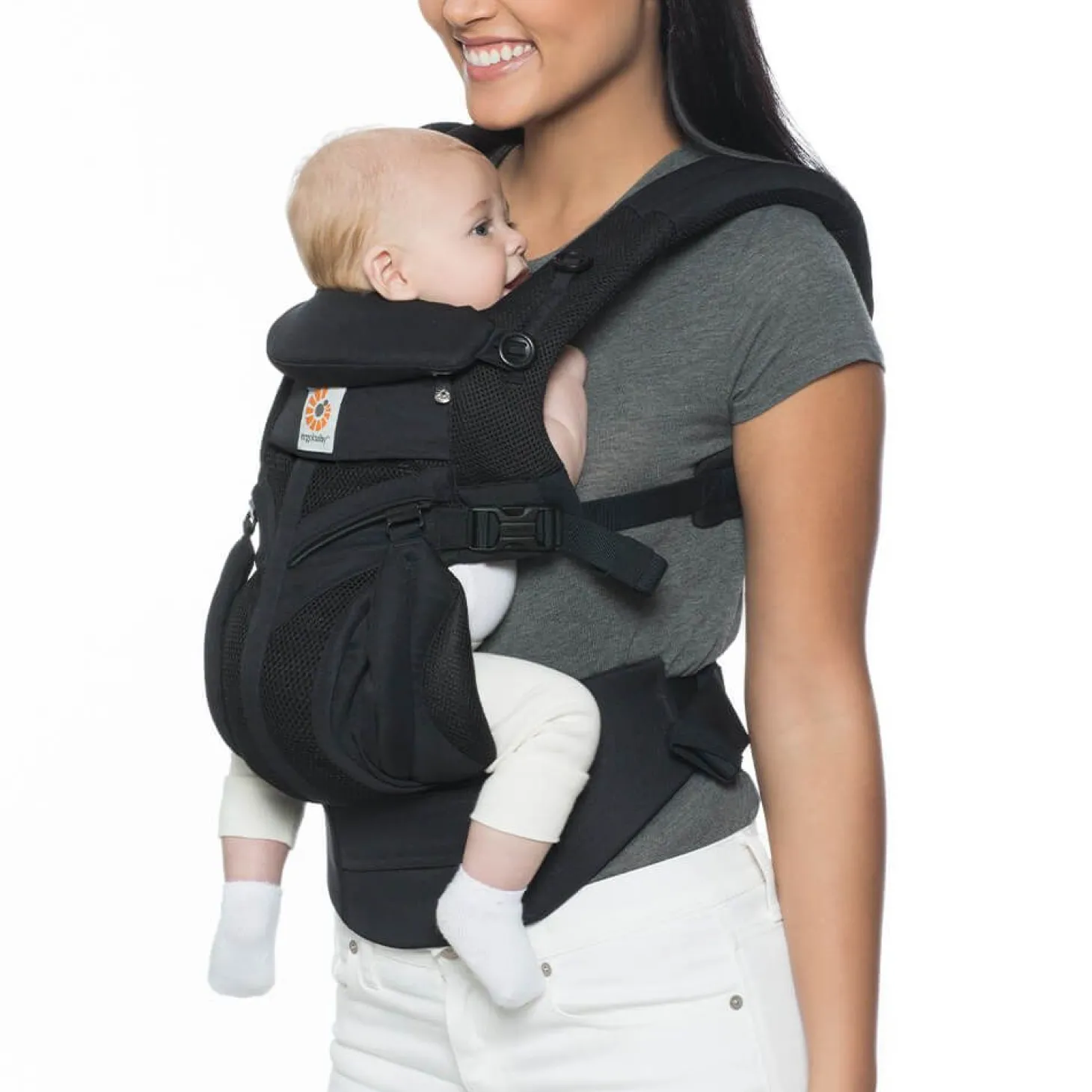 Ergobaby Porte-bébé Omni Classic Mesh Onyx Noir Onyx