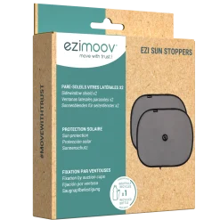 Ezimoov                    Pare soleil Sun Stoppers éco-conçu    Noir