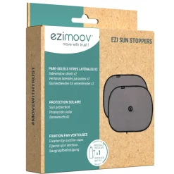 Ezimoov                    Pare soleil Sun Stoppers éco-conçu    Noir
