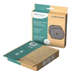 Ezimoov                    Pare soleil Sun Stoppers éco-conçu    Noir