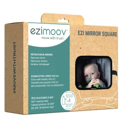 Ezimoov Rétroviseur Square éco-conçu Noir