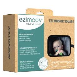 Ezimoov Rétroviseur Square éco-conçu Noir