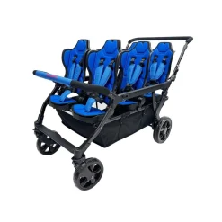 Familidoo Poussette 6 Places Assises Réversibles DSP6 Blue