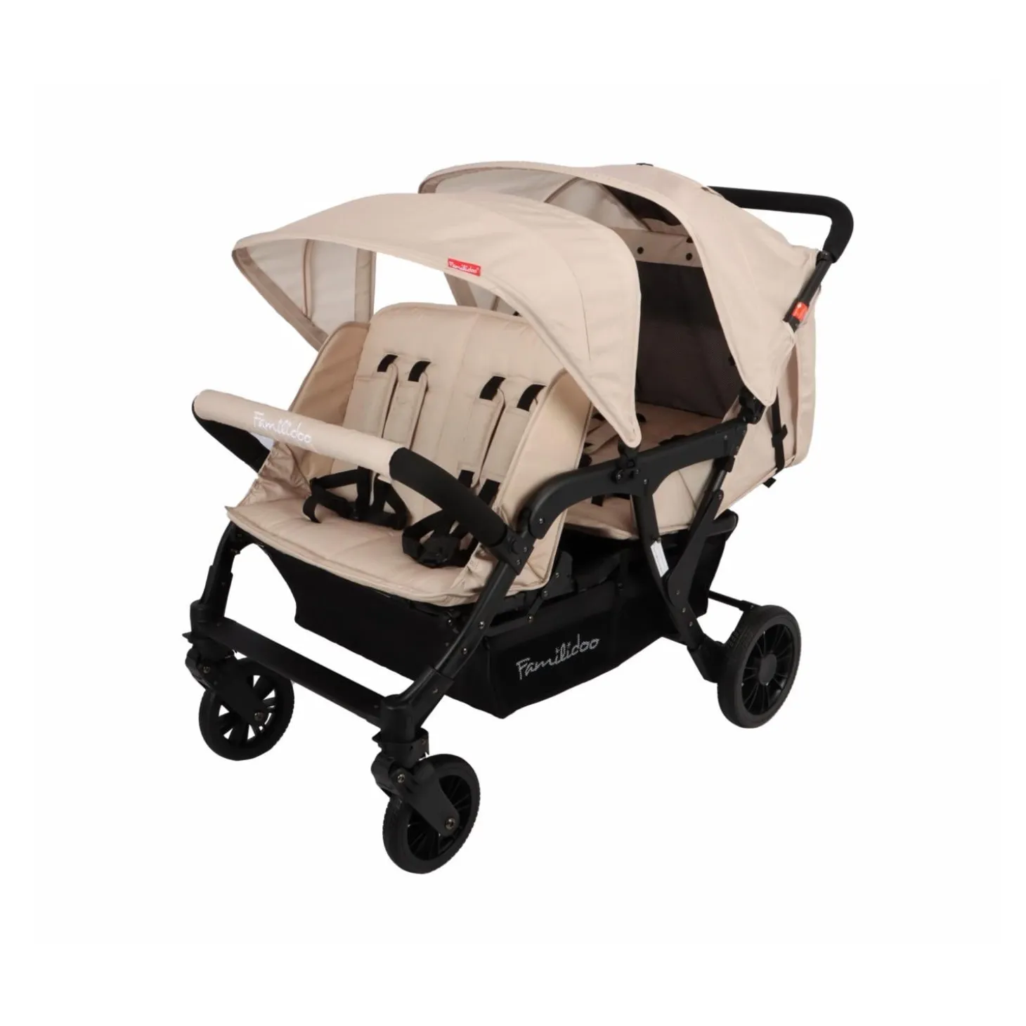 Familidoo Poussette 3 places Lidoo + Ergondrive Gris