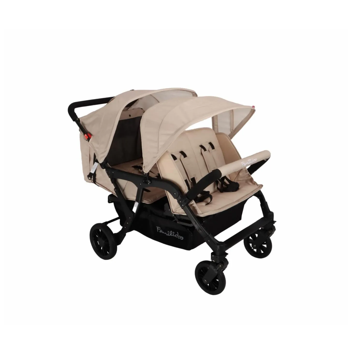 Familidoo Poussette 3 places Lidoo + Ergondrive Gris