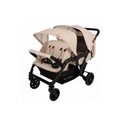 Familidoo Poussette 4 places Lidoo Lite Sand
