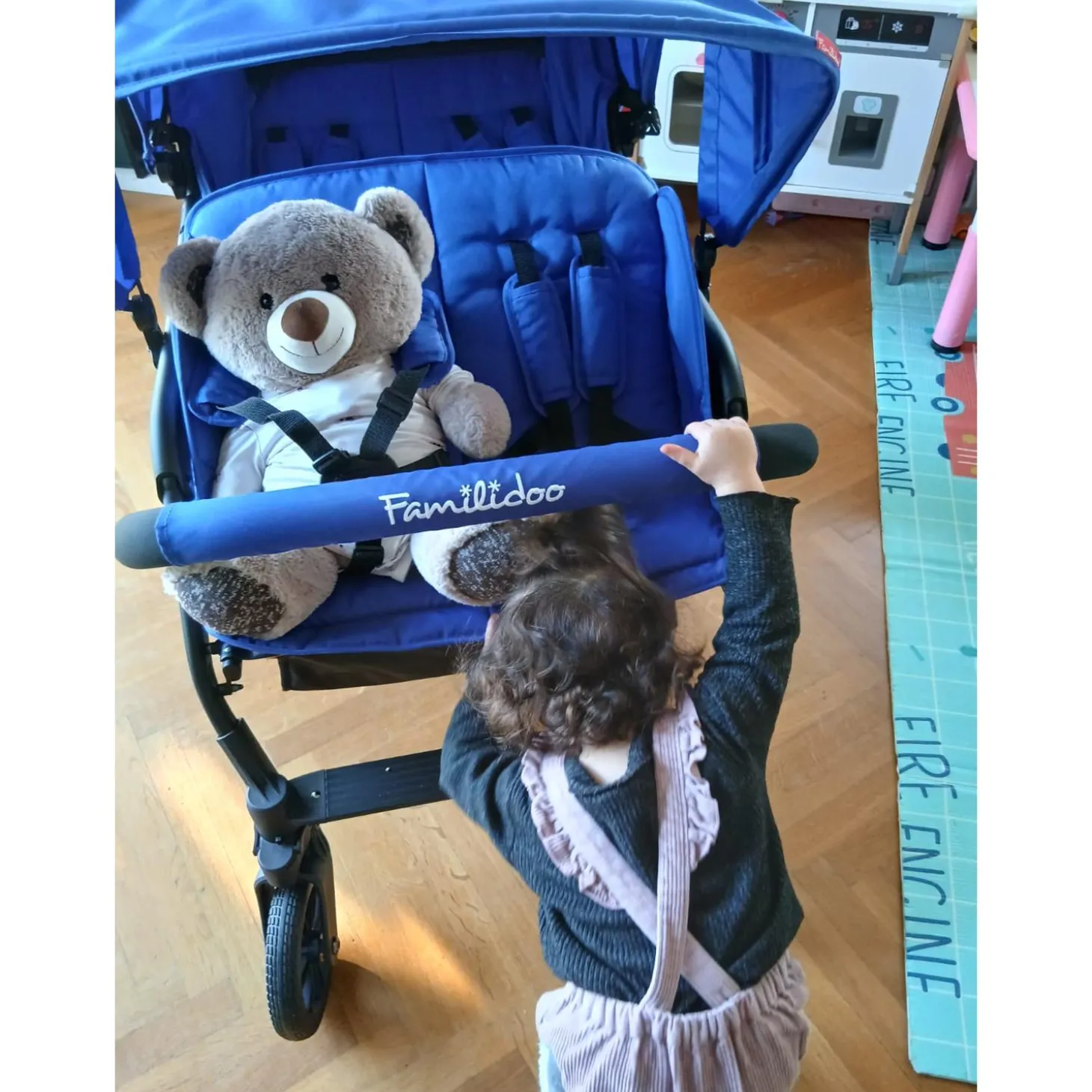 Familidoo Poussette 4 places Lidoo Lite Artic Blue