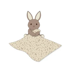 Filibabba Doudou plat Bella le lapin Multicolore