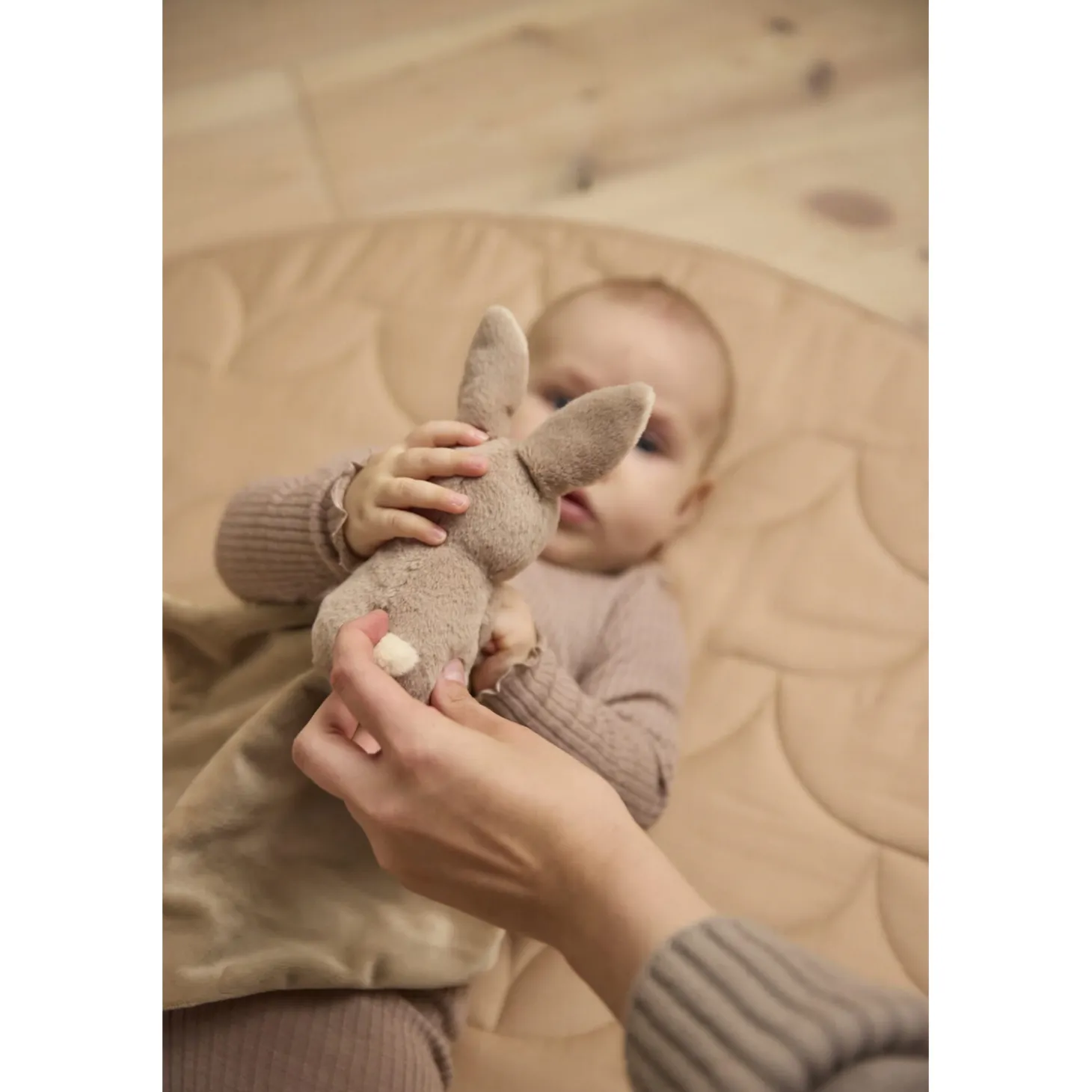 Filibabba Doudou plat Bella le lapin Multicolore