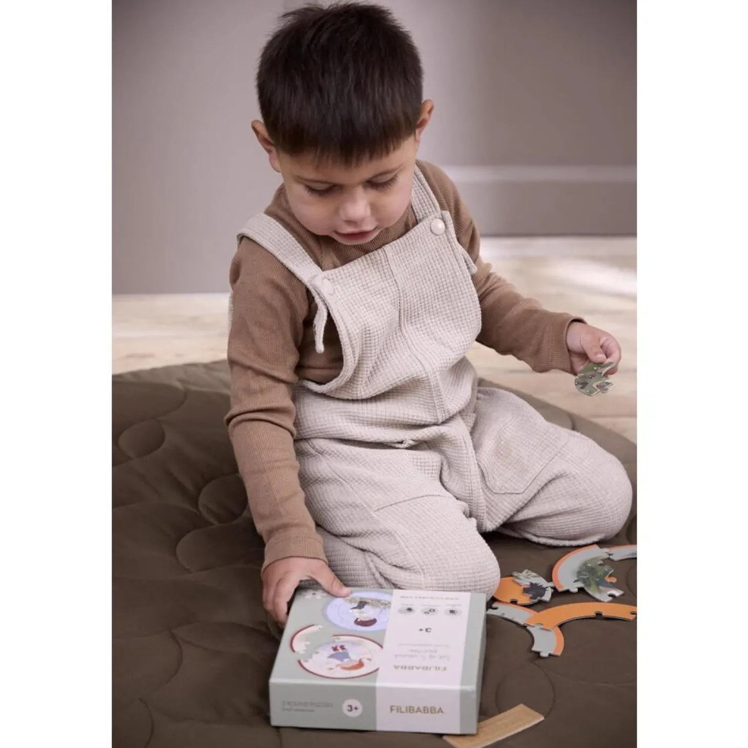 Filibabba Ensemble de 5 puzzles Petits aventuriers Multicolore