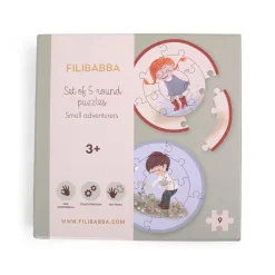 Filibabba Ensemble de 5 puzzles Petits aventuriers Multicolore