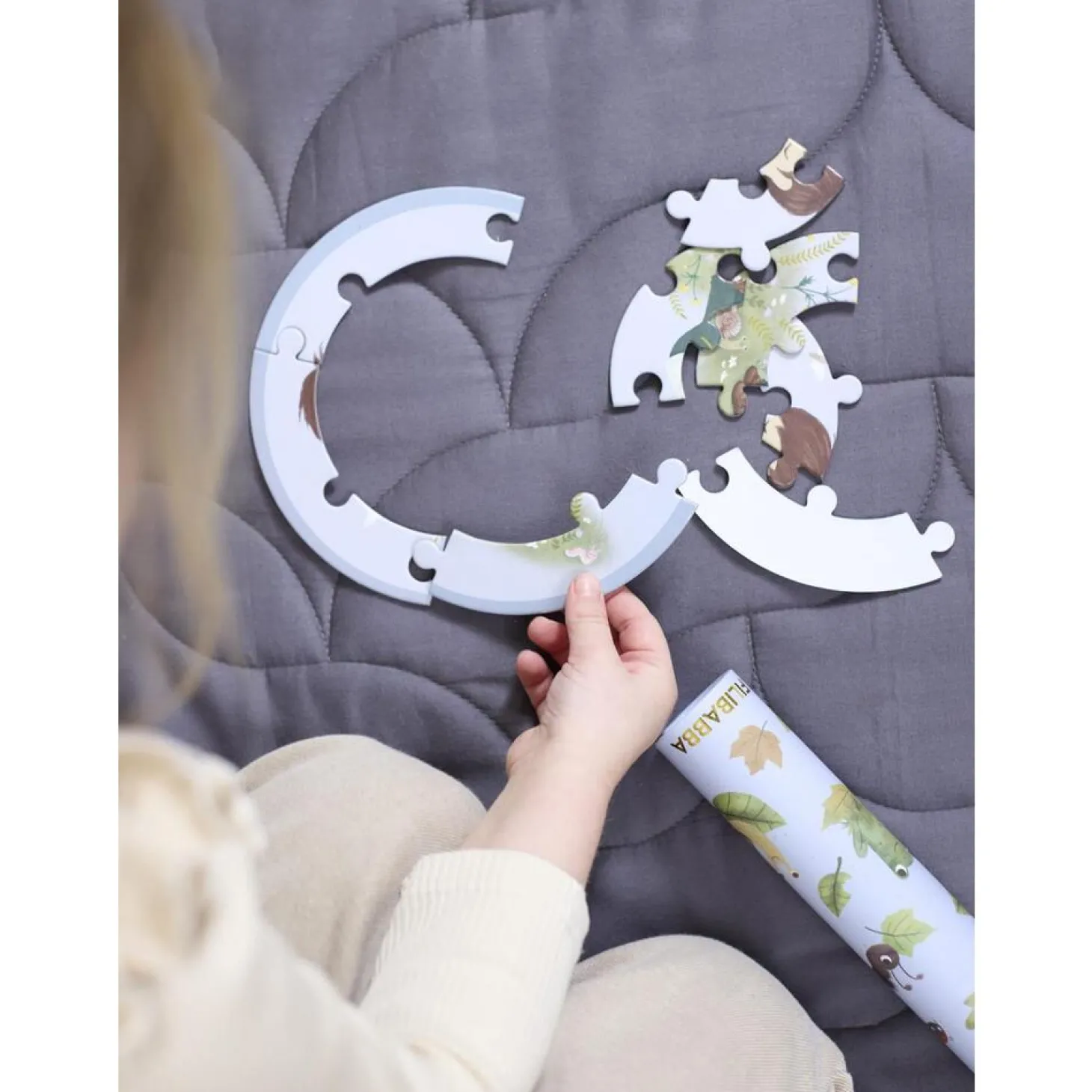 Filibabba Ensemble de 5 puzzles Petits aventuriers Multicolore