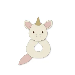 Filibabba                    Hochet Ella la licorne    Multicolore