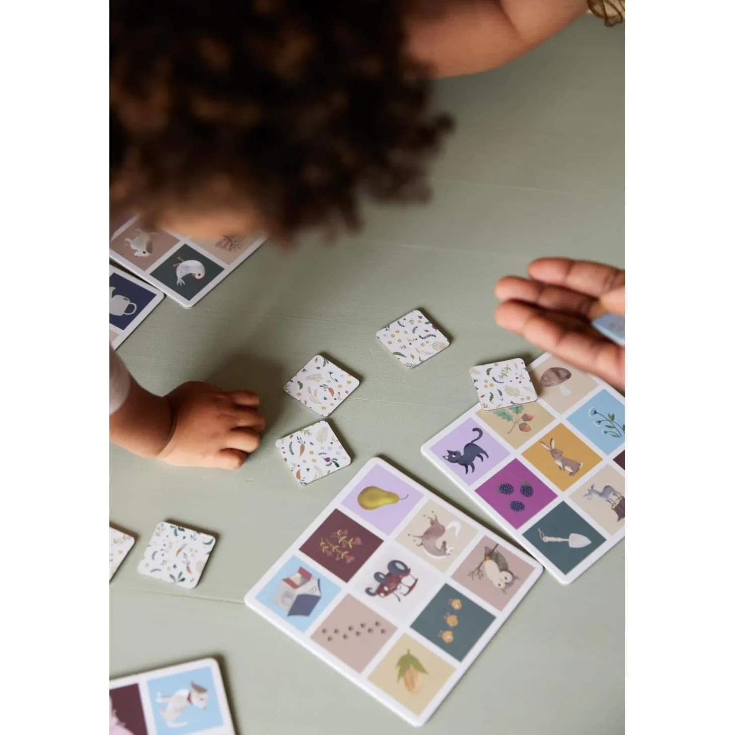 Filibabba Jeu loto des images A la ferme Multicolore
