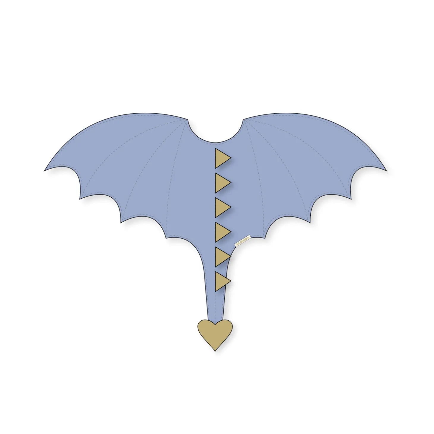 Filibabba Jouet Ailes de déguisement dragon Multicolore