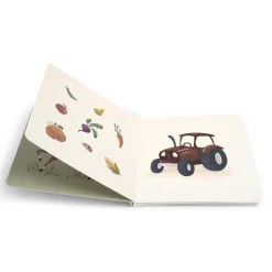 Filibabba                    Livre bébé A la ferme    Multicolore