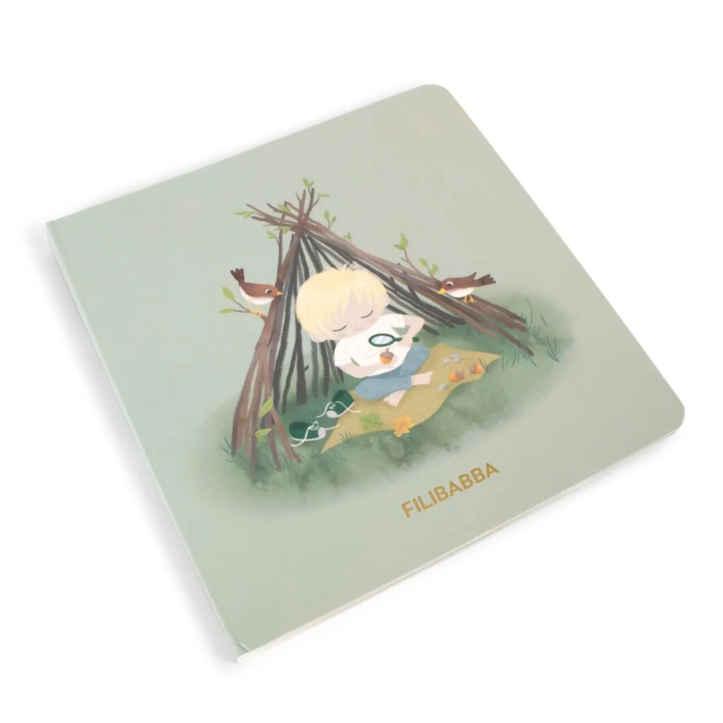 Filibabba Livre pour bébé La forêt Multicolore