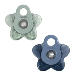 Filibabba Lot de 2 anneaux de dentition rafraîchissant étoile Blue mix