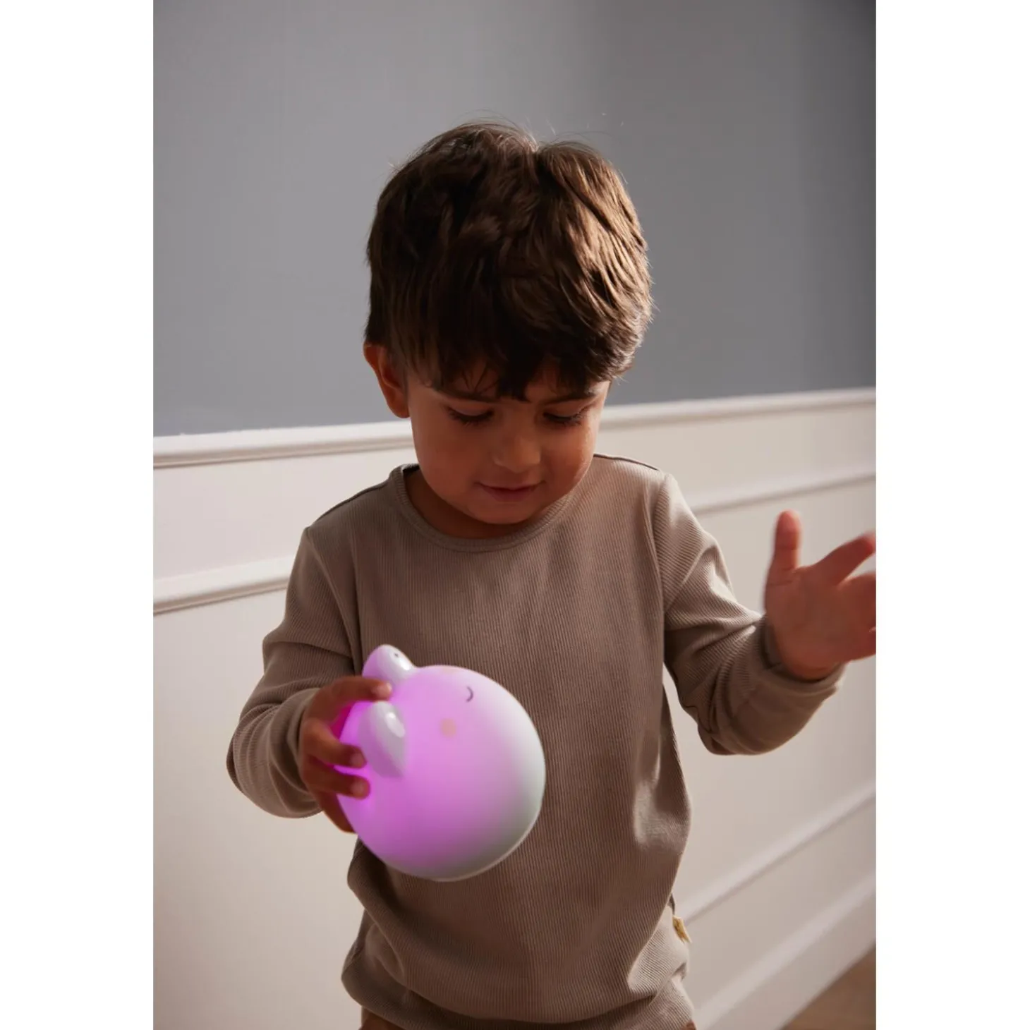Filibabba Mini lampe LED silicone Frey la grenouille vert