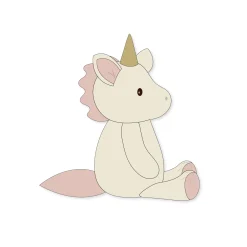 Filibabba                    Peluche Ella la licorne    Multicolore