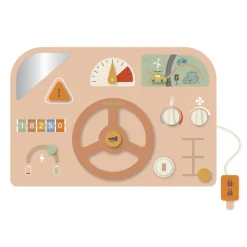 Filibabba Tableau d’activités voiture Multicolore