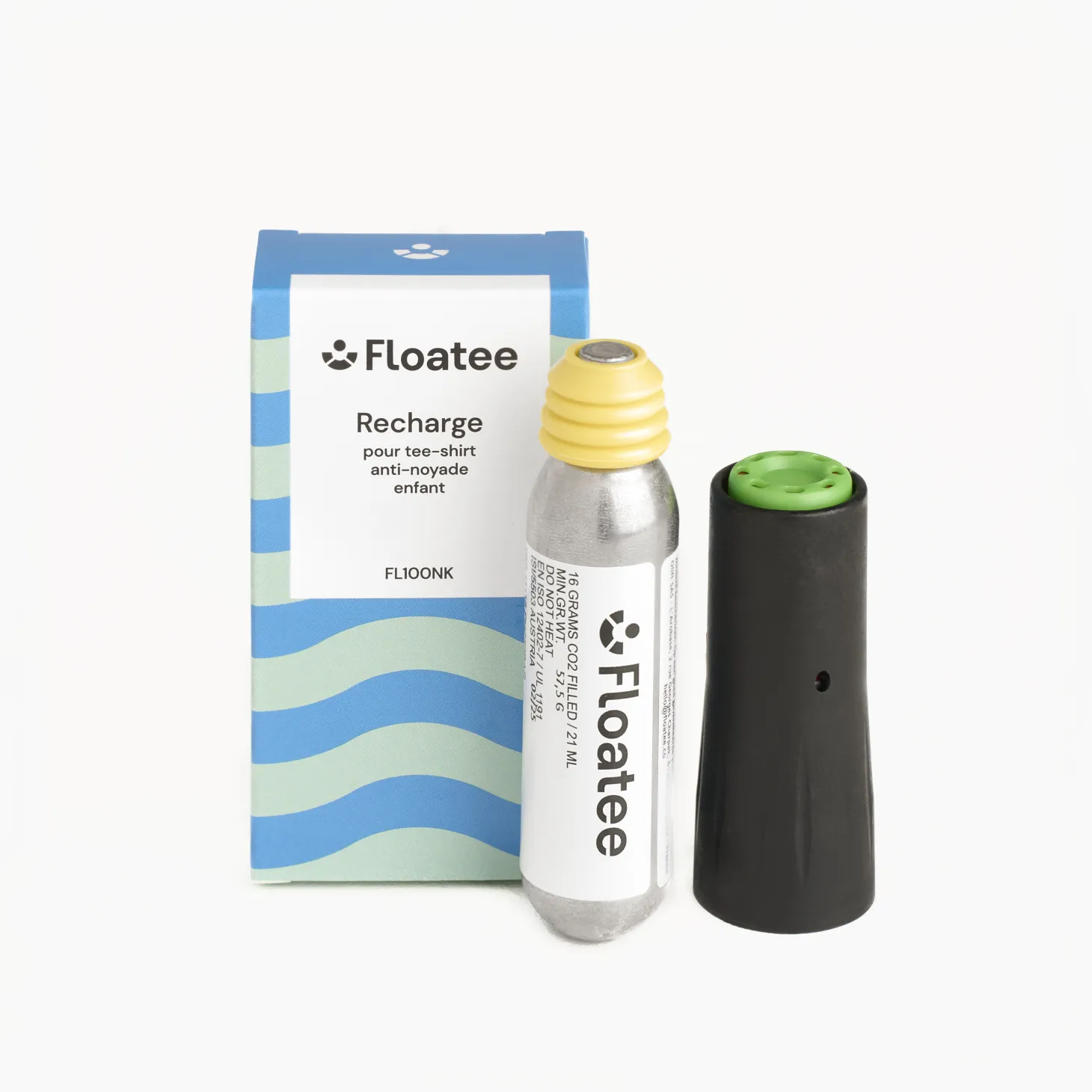 Floatee Reharge pour tee-shirt anti-noyade Noir TU